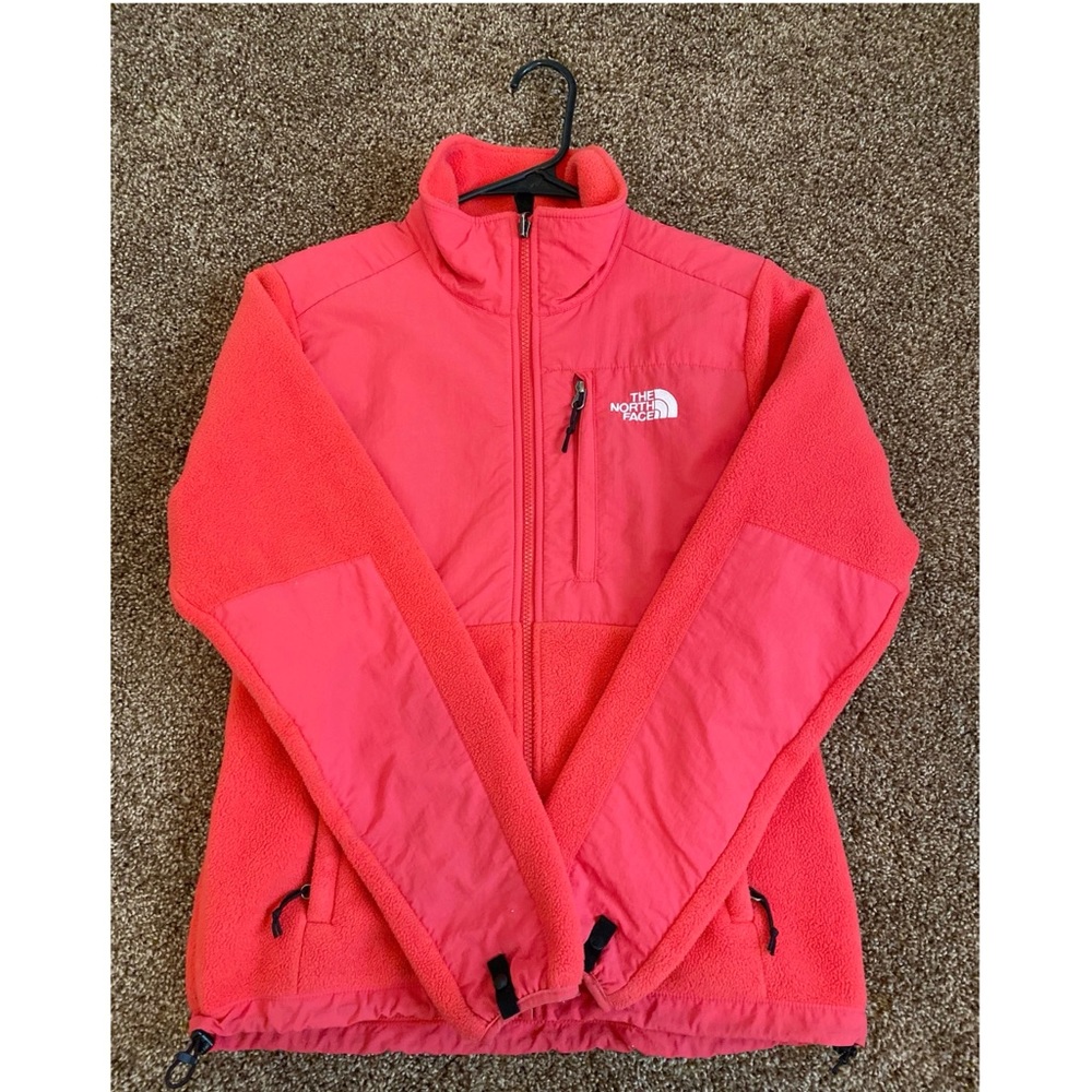 Neon Pink North Face Denali Jacket